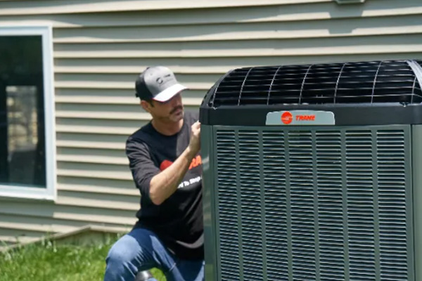 Trane rep with unit